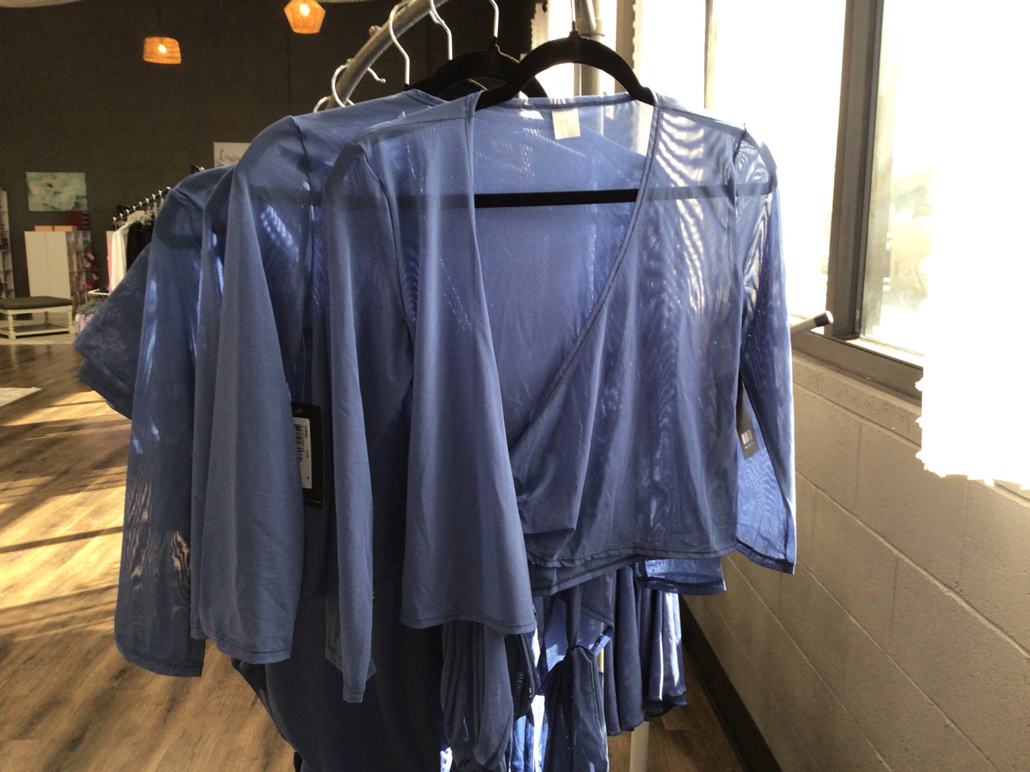 Bloch 3/4 Sleeve Wrap Top A