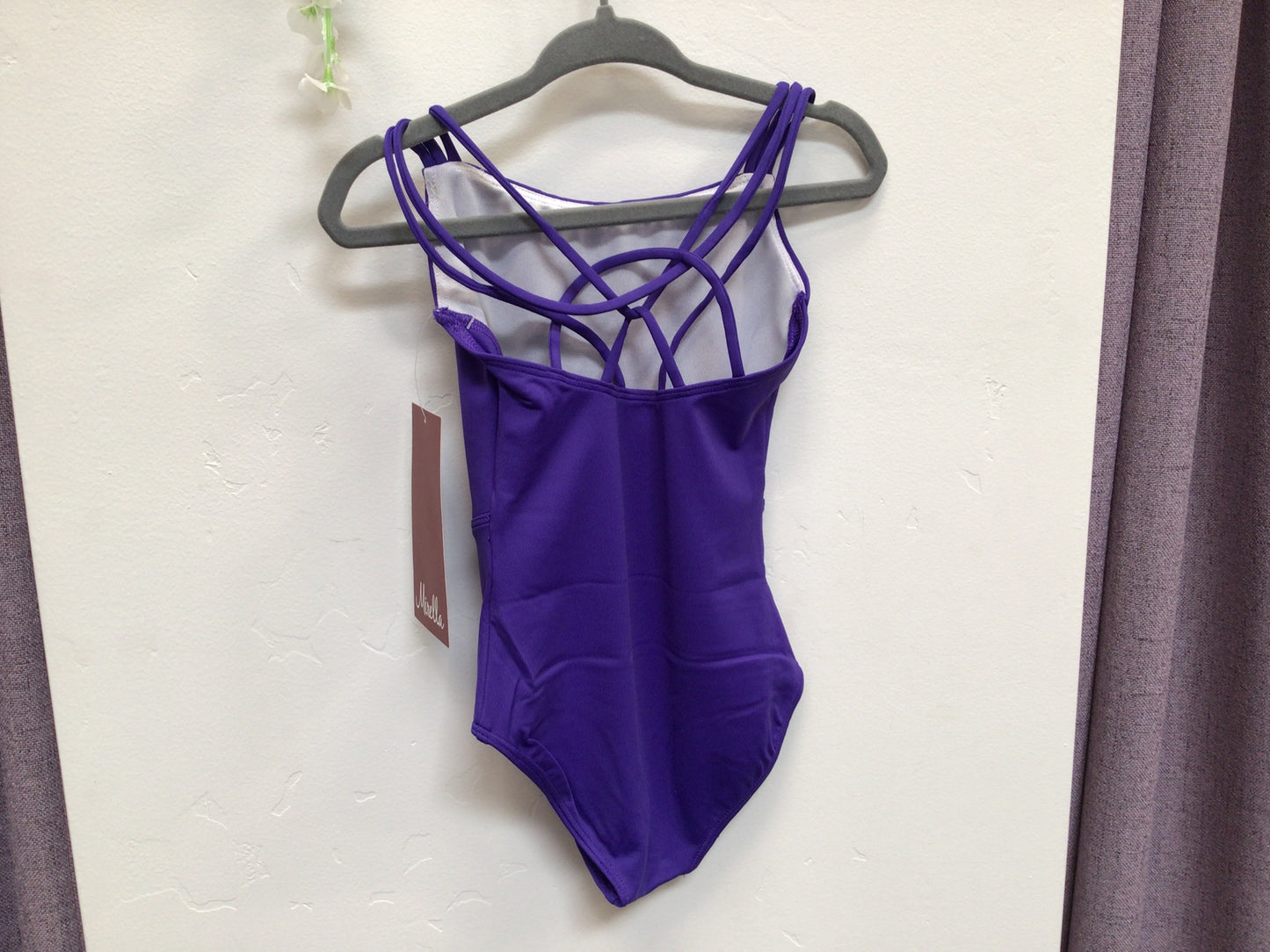 Bloch Strap Back Cami Leotard w/dots C