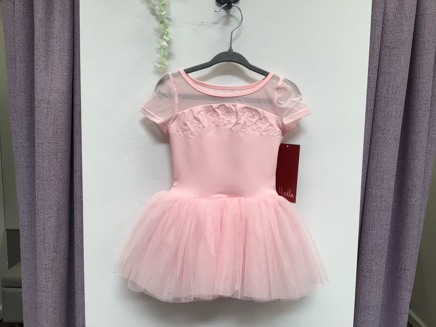 Bloch Floral Embroidery Cap Sleeve Tutu Leo
