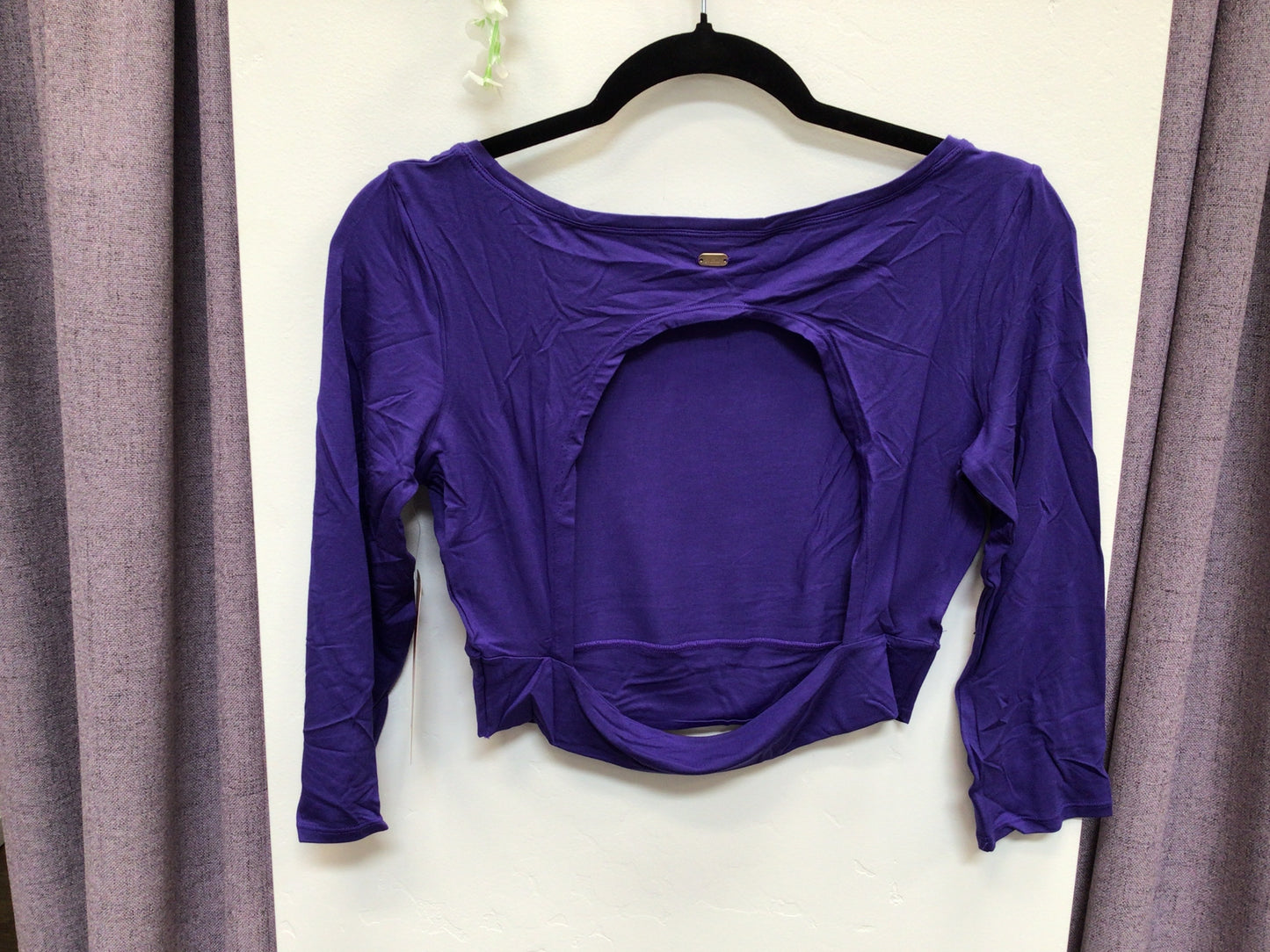 Bloch 3/4 Sleeve Open Back Top