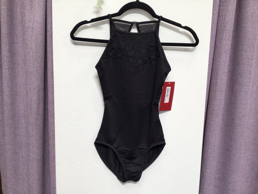 Bloch Floral Embroidery Keyhole Back Leo L
