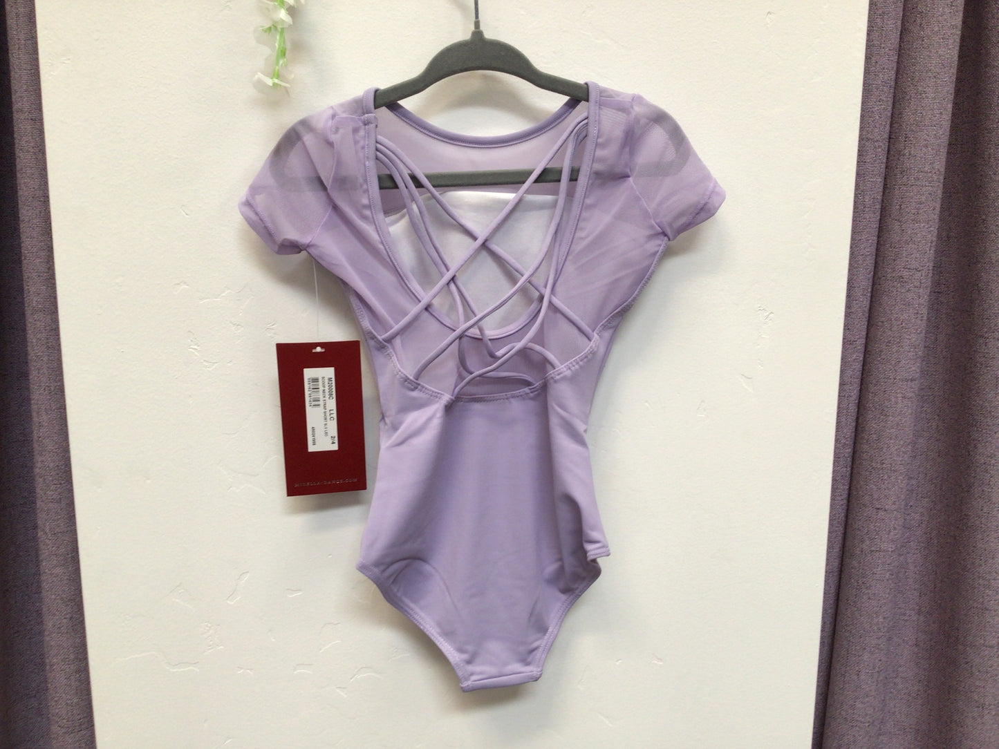Bloch Scoop Neck Strap Bk SS Leotard C