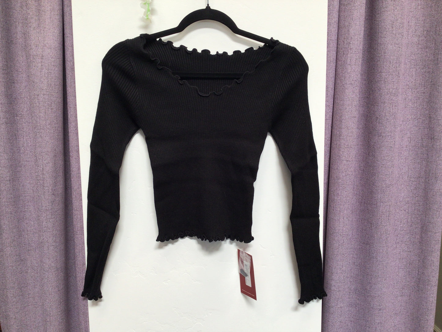 Bloch Long Sleeve Ribbed Warm Up Top